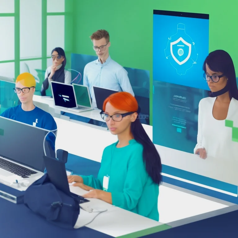 Team von Cybersecurity-Experten beim Brainstorming